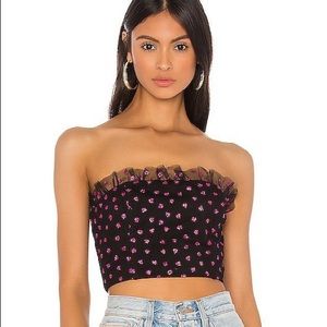 Heart tube top